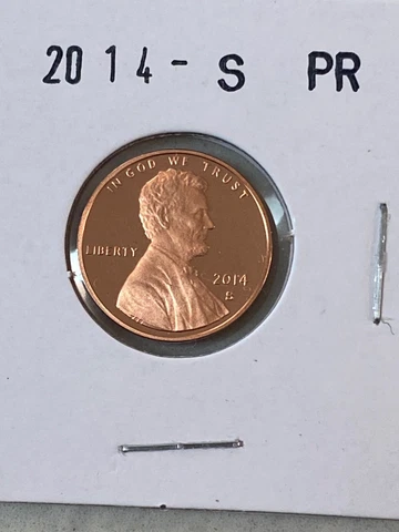 2014 S PROOF LINCOLN SHIELD CENT PENNY Cover