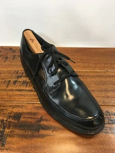 Executive Imperial Black Men’s US 13 E Leather USA Apron Toe Derby Shoes - Picture 1 of 12