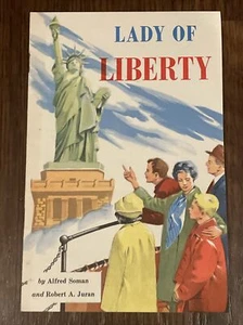 Vintage 1956 Lady Of Liberty-STATUE OF LIBERTY Guide Booklet - Imagen 1 de 3
