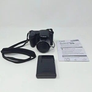 Canon PowerShot SX400 IS 16.0MP Digital Camera w/ Battery Charger Card - Tested - Picture 1 of 21