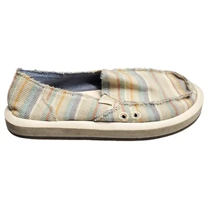 Sanuk Donna St Blanket Loafer Shoes Womens Size 7 Multi Striped Slip On 1139251 - Picture 1 of 20