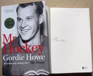 Gordie Howe signed Book Mr Hockey My Story 1st Print Beckett BAS Authentic - Picture 1 of 4