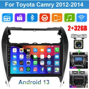 For Toyota Camry 2012-2014 10" Android 13 Car Stereo GPS Navi BT 2+32GB Radio - Picture 1 of 21