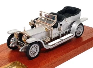 Top Marques 1/43 Scale RR2 - 1907 Rolls Royce 40/50 HP Silver Ghost - Silver - Picture 1 of 5