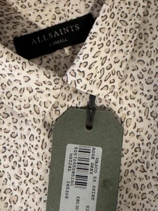All Saints Men's 'WASCO' Animal Print Hawaiian Shirt - XS - NEW - Picture 1 of 8