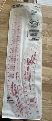 Universal Inseam Hipline Crotch Curve Ruler UC908 Alterations Slacks Pants 2pc - Image 1 of 4