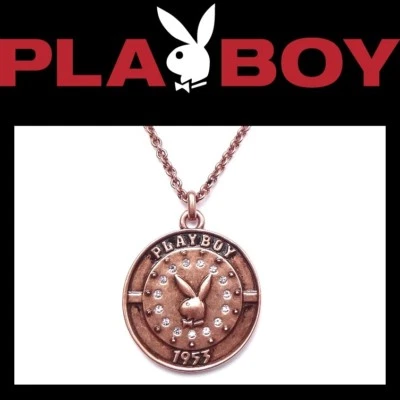 Playboy Necklace Bunny Pendant 1953 Medallion Medal Black Friday Sale NWT NIB - Image 1 of 4
