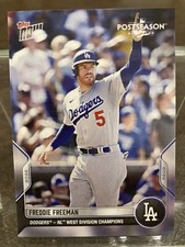 2022 Topps Now Postseason Set Freddie Freeman #PS-2 Dodgers
