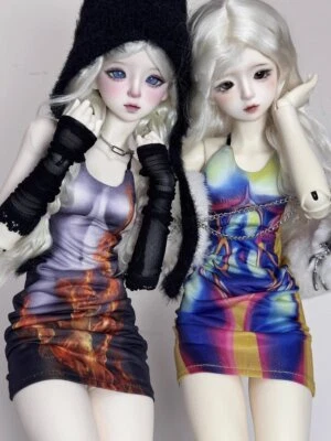 (ONLY DRESS) BJD 1/4 Scale Hot Sexy Fashion Fire/Thermal Imaging Dress Model