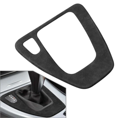 Gear Shift Panel Frame Cover Trim For BMW 3 Series E90 E92 E93 2005-12 Dark Grey Foto 1 de 4
