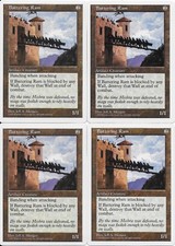 MTG: BATTERING RAM 5th Edition COMMON; played, Excellent condition x4