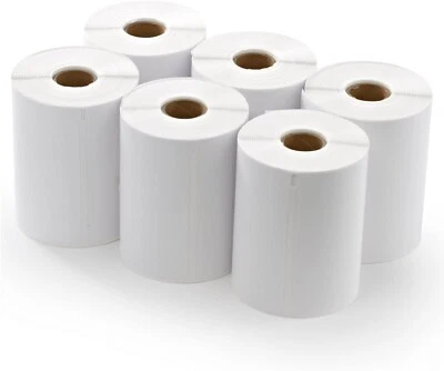 6 Rolls DYMO 4XL Direct Thermal Shipping Labels 4x6 1744907 Compatible 220/Roll - Image 1 of 4