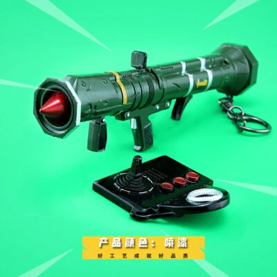 1:6 1/5 pistola JUGUETE antitanque misil llavero completamente metálico Foto 1 de 4