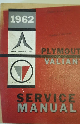 Manual de Taller Plymouth Savoy, Belvedere, Furia & Valiant V-100/200 1962 - Imagen 1 de 2