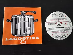 LAGOSTINA PENTOLA PRESSIONE LIBTRETTO PRESSURE COOKER ANNI '70 VINTAGE EPOCA - Foto 1 di 6