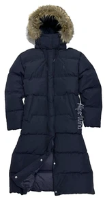 Polo Ralph Lauren Damen marineblau wasserabweisend Kapuze 700 Daunenmantel GR.M neu mit Etikett $ 698 - Bild 1 von 20