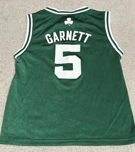 Kevin Garnett Jersey Boston Celtics Basketball Boys Medium Adidas Stitched - Picture 1 of 10