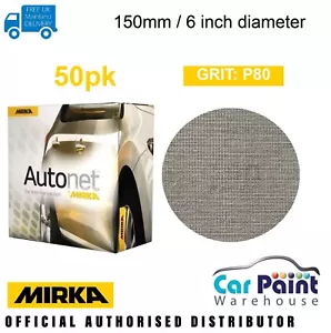 Discos de lijado Mirka Autonet 150 mm H&L grano P80 50 unidades - alternativa Abranet - Imagen 1 de 5