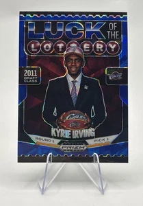2024-25 Prizm Black Kyrie Irving Luck of the Lottery Blue Ice Prizms /125 (#2) - Picture 1 of 2