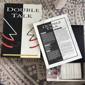 Gioco da tavolo Double Talk Boyle & Elggren, Inc. 1992 USATO COMPLETO - Foto 1 di 6