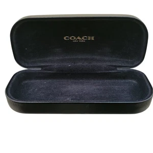 Coach Black Eyeglass Case Pre-owned Condition - Picture 1 of 3