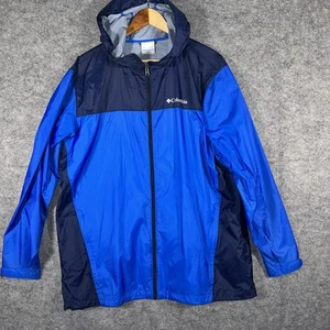 Columbia Men's Large Tall Inner Limits III Blue Windbreaker Jacket - Picture 1 of 6
