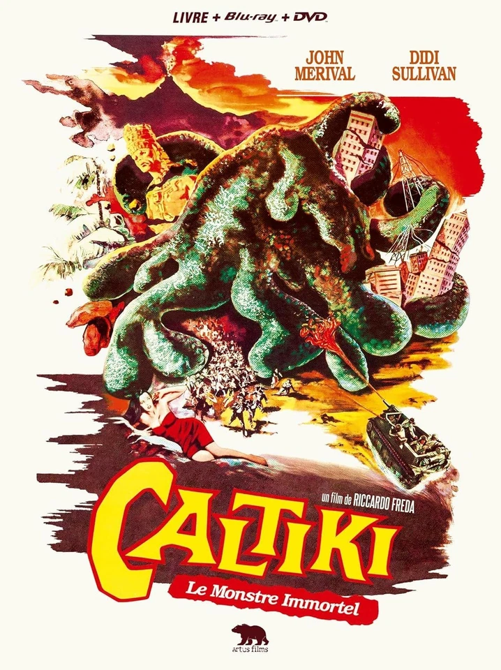 Dvd Caltiki, Le Monstre Immortel / Caltiki Il Mostro Immortale (Blu-Ray+Dvd+Livr - Immagine 1 di 1