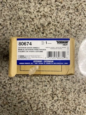 Manija de puerta exterior Honda Civic 1996-2000 - Dorman 80674 OEM 72140S01013 Foto 1 de 2
