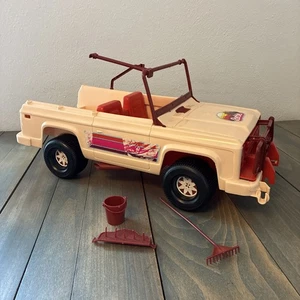 Vintage 1973 Western Barbie Travelin' Jeep Bronco Off Road w/accessories (St) - Picture 1 of 9
