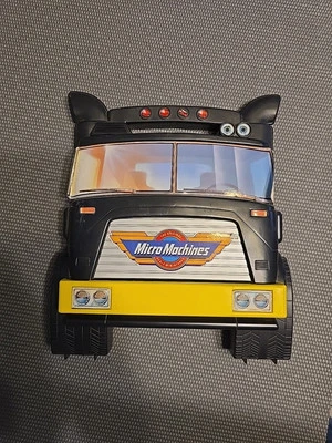 Vintage Galoob Micro Machines 1988 Semi Truck Slider Clasp Used Travel Case '88  - Image 1 of 4