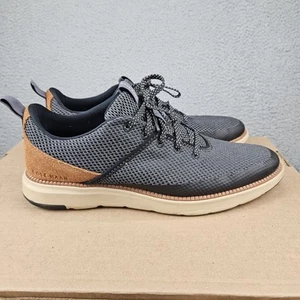 Zapatilla deportiva Cole Haan Zerogrand Grand Atlantic para hombre 10 negra con cordones zapato cómodo - Imagen 1 de 7