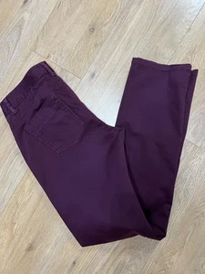 Women’s DKNY Jeans Burgundy Trousers - Picture 1 of 6