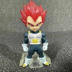 Dragon Ball Super SSG Super Saiyan God Movie Vegeta Chibi Mini Figure - Picture 1 of 2