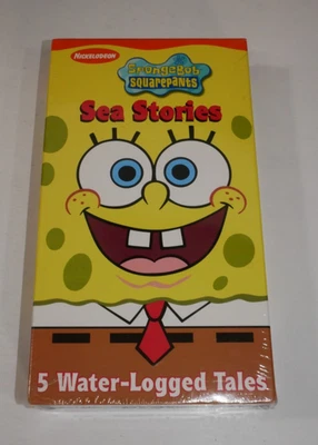 Spongebob Squarepants Sea Stories Sealed NEW VHS - 2002 Paramount 62 min. - Image 1 of 4