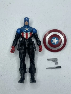 Marvel Legends Captain America Bucky 6" Figure Arnim Zola BAF Wave Hasbro 2012 - Image 1 of 4