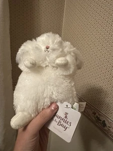 White Rabbit 6" Plush Bunnies By the Bay Stuffed Animal Toy Easter NWT - Picture 1 of 3