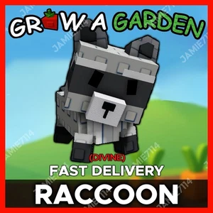 RACCOON | CHEAPEST |🪴Grow a Garden ‼️FAST & EASY DELIVERY‼️ - Picture 1 of 5