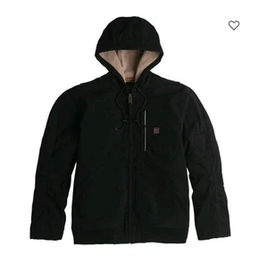 WALLS MINGUS DWR DUCK HOODED BOMBER WORK JACKET SHERPA LINED Size Large - New - Picture 1 of 3