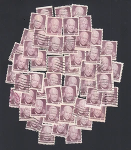 Postage Stamps for Crafting: 1971 8¢ Dwight D. Eisenhower, Deep Claret; 50 STAMP - Picture 1 of 1