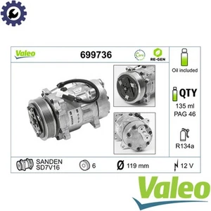 COMPRESSOR AIR CONDITIONING 699736 FOR PEUGEOT 205/II/Hatchback/Van 309 306 1.0L - Picture 1 of 7