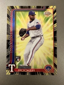 2025 Topps Chrome Kumar Rocker Radiating Rookies SP RC #RR-9 Rangers - Picture 1 of 2