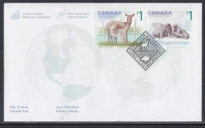 Canada Scott  1688-9 FDC - 2005 Wildlife Issues - Picture 1 of 1