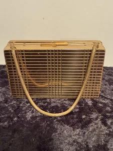 Majestic Vintage goldfarbenes Damen Make-up kompakt - Bild 1 von 7