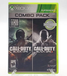Call of Duty: Black Ops Combo Pack 1 & 2 (Microsoft Xbox 360, 2015) Tested - Picture 1 of 13