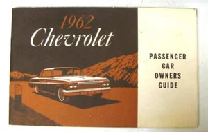 CHEVROLET 1962 Car Owners Handbook 1962 #3798320 Third Edition - Picture 1 of 6