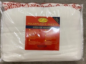 PolarFleece Bettwäsche Berkshire Decke & Home FULL SIZE tiefe Taschen 6-teiliges Set weiß - Bild 1 von 4