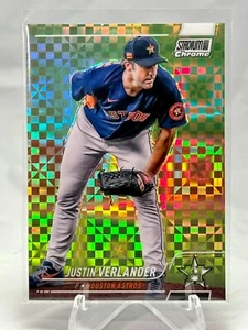 2022 Topps Stadium Club Chrome #288 Justin Verlander X-Fractor - Foto 1 di 2
