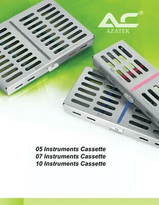 Azatek Sterilization Cassette Rack Tray Autoclave Dental Surgical Instruments - Picture 1 of 15