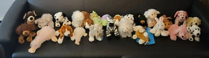 Lot of 25 Webkinz Plush Dog Elephant Duck Fish Bear Lamb Bunny Zebra Guinea Pig - Picture 1 of 7