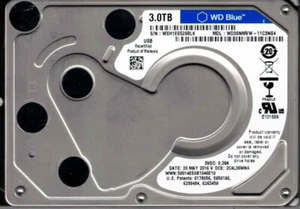 WD30NMVW-11C3NS4, WESTERN DIGITAL USB3 3TB WXH1 MAY 2016 - Picture 1 of 1